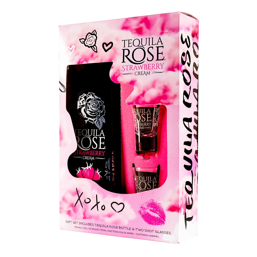 Tequila Rose Strawberry Gift Set 750ML